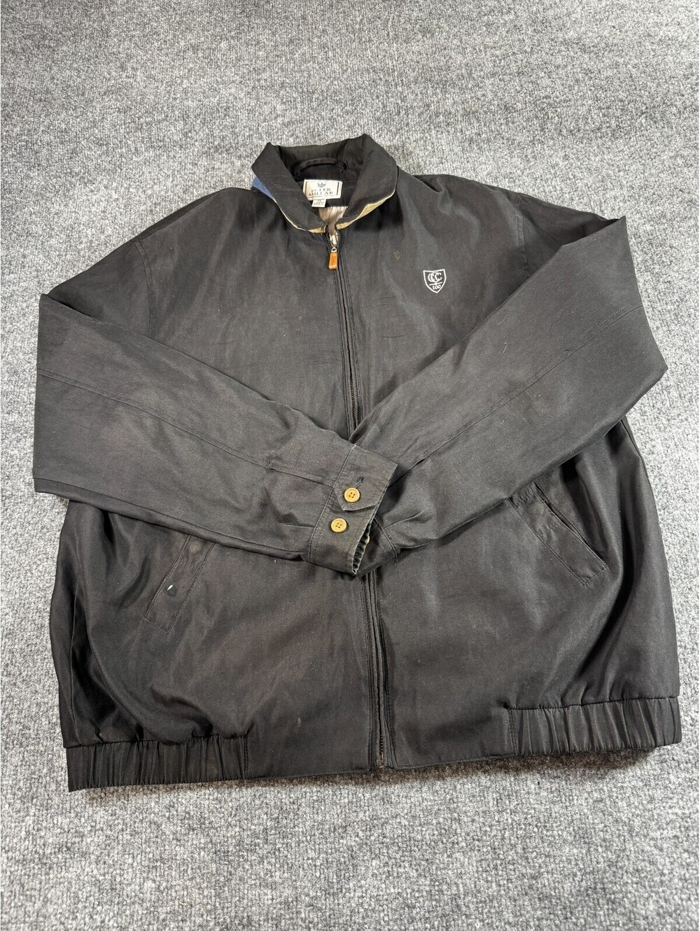 Peter Millar Men's Jacket Size XLarge Black Long Sleeve Outdoor  Winter Jacket